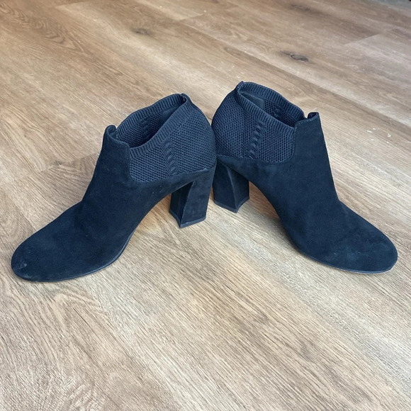 Eileen Fisher Marcy Suede Bootie with Stretch Knit size 6 - Picture 13 of 16